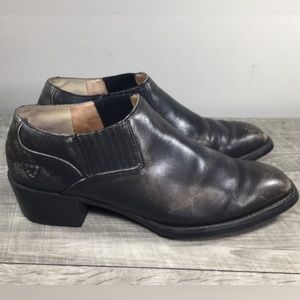 Ariat 16501 Chelsea Distressed Brown Leather Slipon Booties Boots Shoes Size 7.5